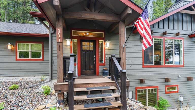 Front entry of the property