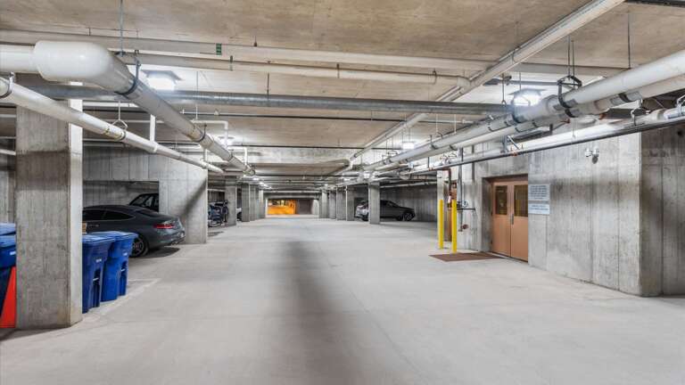 Underground heating parking garage