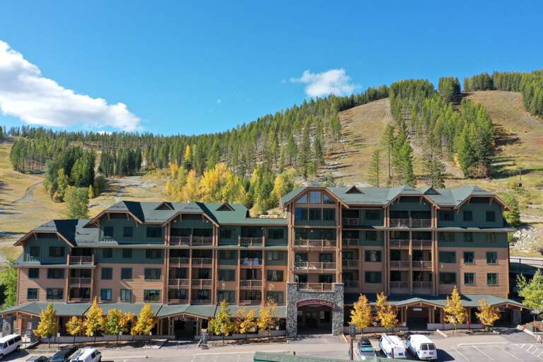 View of Morning Eagle Lodge.