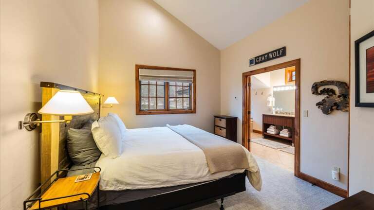 Junior Master Bedroom with luxury king mattress, ensuite bathroom, and closet.