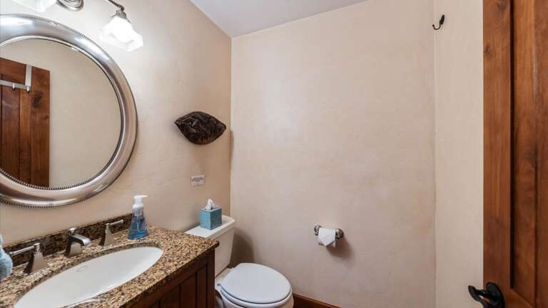 Main floor powder room