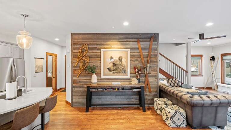 The great room features an open concept living room, dining room, kitchen area.