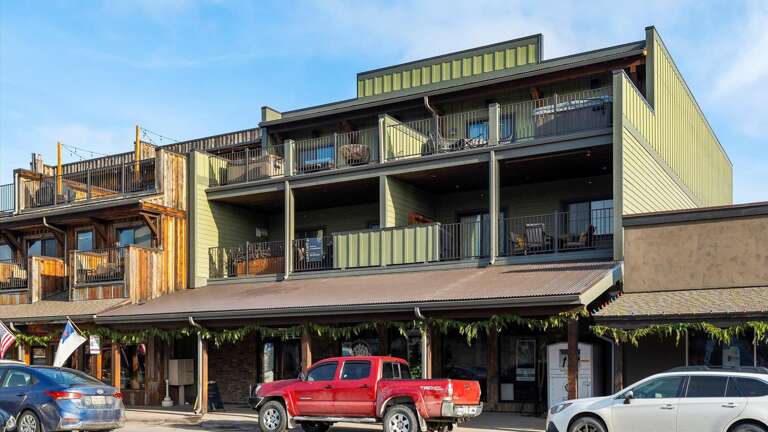 View of the property from Downtown Whitefish