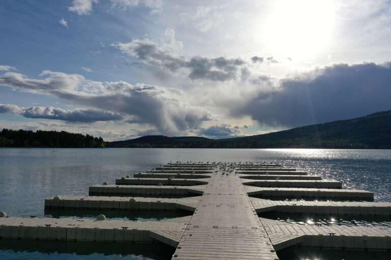 Dock at Mountain Harbor (boat slips available upon request- first come first serve basis).