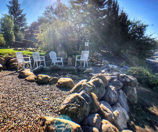 Private beach access to Whitefish Lake