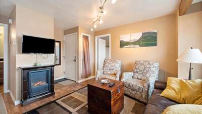 Relax in the cozy living room after a day of adventuring.