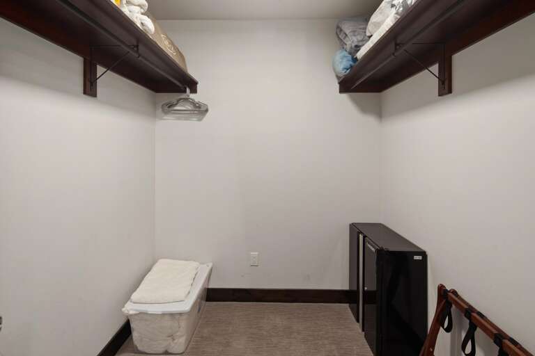 Master walk-in closet