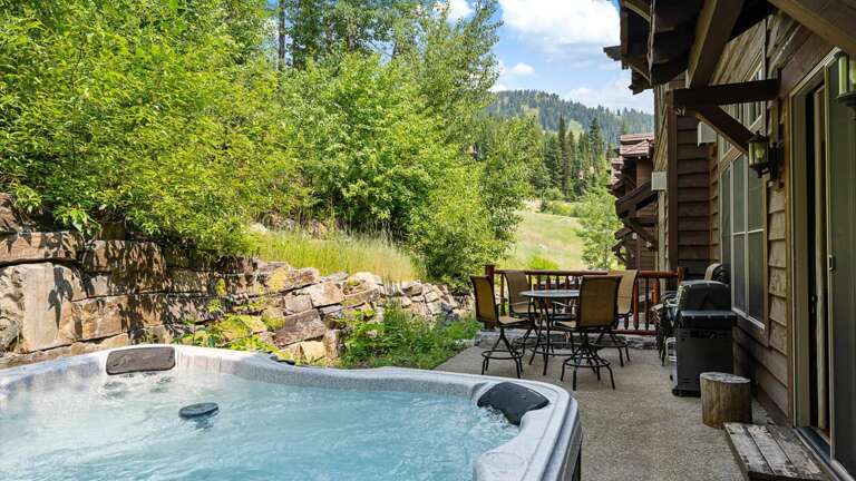 View from the hot tub