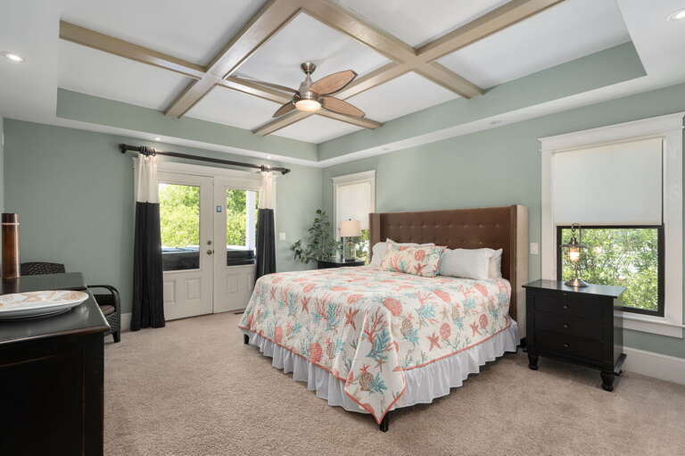 CC318: OBX Rays | LL Bedroom 1 - King, Private Bath, Deck Access