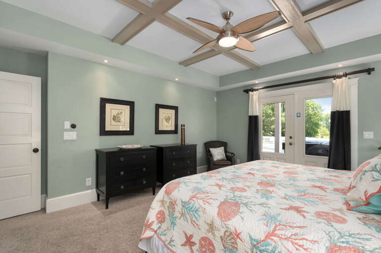 CC318: OBX Rays | LL Bedroom 1 - King, Private Bath, Deck Access