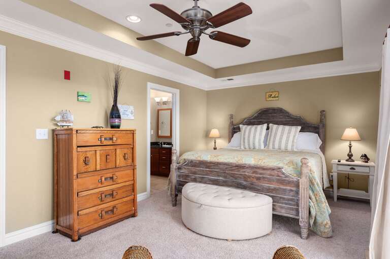 CSC3E: Afternoon Delight | LL Bedroom 2- King, Private Bath, Balcony Access