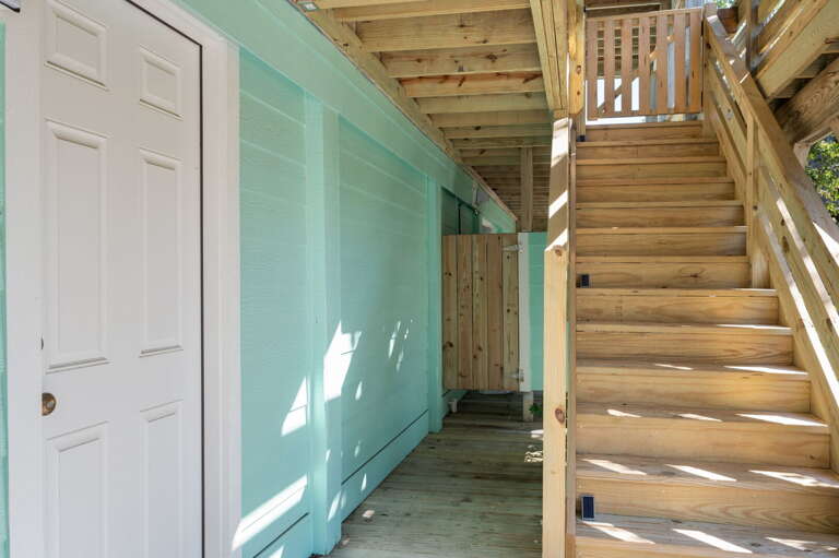 DK207: The Big Sea | Rear Exterior - Enclosed Outdoor Shower