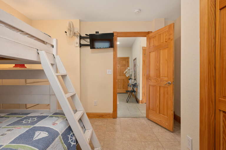 NH205: Celestial Shore | LL Bedroom 2 - Pyramid Bunk Bed, Shared Bath