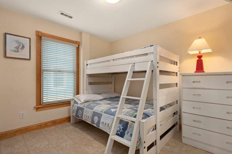 NH205: Celestial Shore | LL Bedroom 2 - Pyramid Bunk Bed, Shared Bath