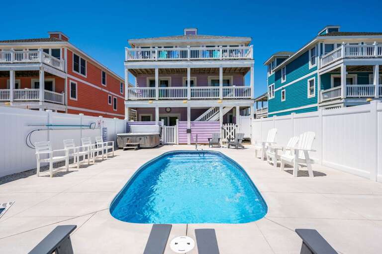 NH205: Celestial Shore | Pool & Hot Tub, Private Walkway to the Beach