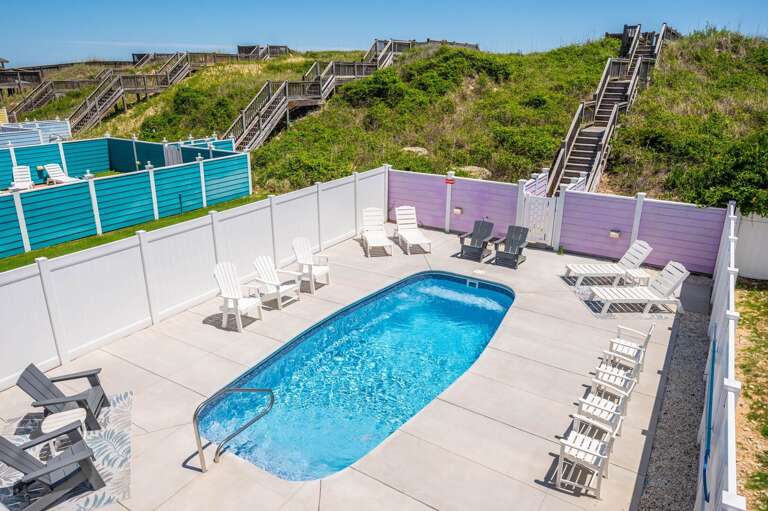 NH205: Celestial Shore | Pool & Hot Tub, Private Walkway to the Beach