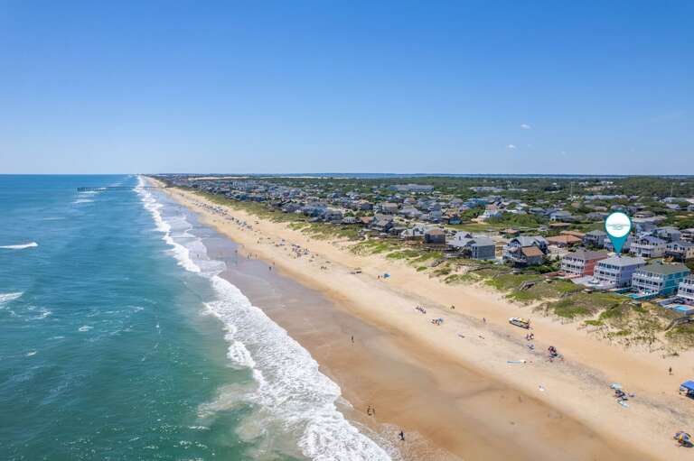 NH205: Celestial Shore | Rear Aerial View