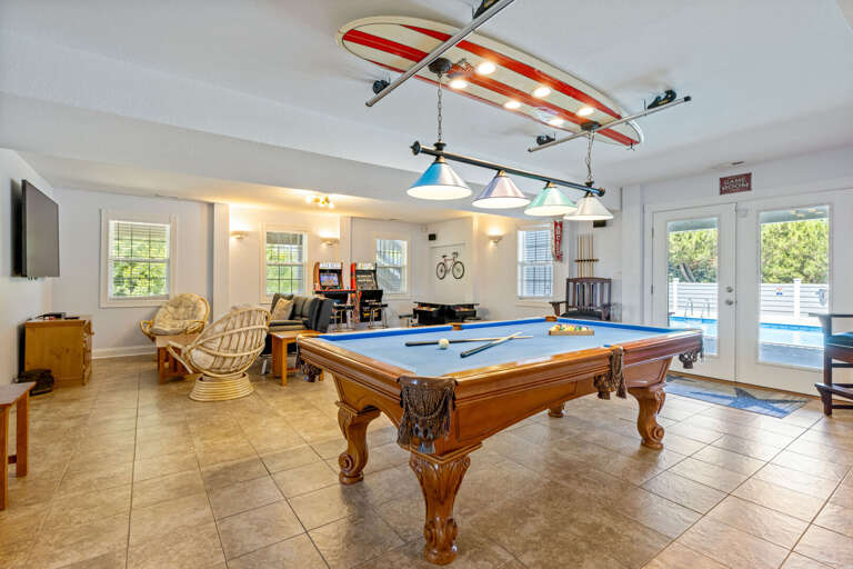 PI166: Heaven Sent | LL Rec Room - Pool Table, Arcade Games, Kitchenette, Pool Access