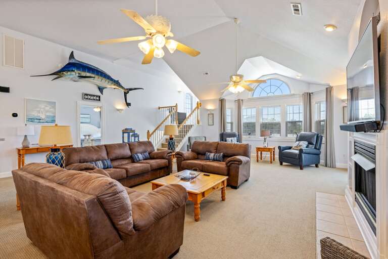 PI166: Heaven Sent | TL Living Area - Deck Access, Fireplace Not Operational