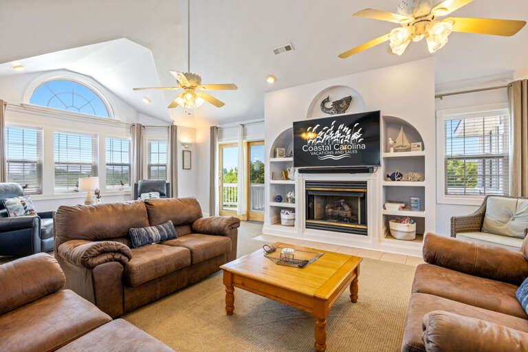 PI166: Heaven Sent | TL Living Area - Deck Access, Fireplace Not Operational