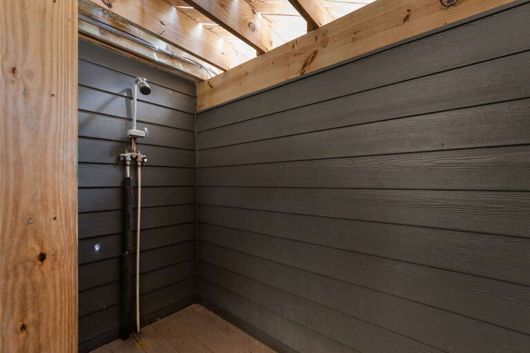 SH101: Reel Catch | Enclosed Outdoor Shower