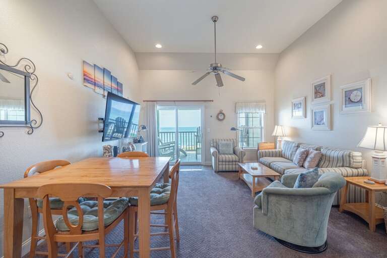 FF308: Keys to Serenity | Living and Dining Areas with Ocean Views!