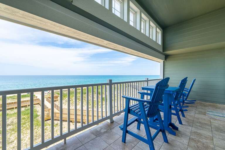 FF311: The Wright Place | Private Oceanfront Covered Deck