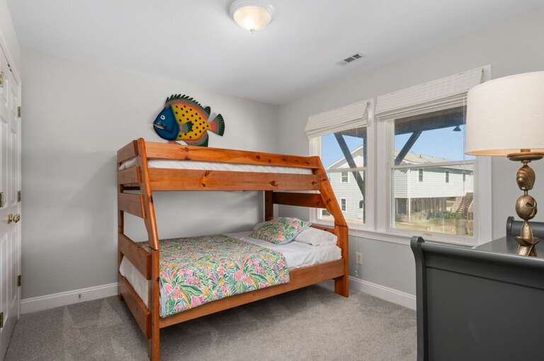 SNH263: Gone Coastal | LL Bedroom 1 - Pyramid Bunk Bed