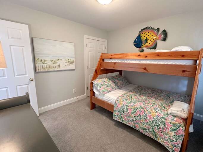 SNH263: Gone Coastal | LL Bedroom 1 - Pyramid Bunk Bed