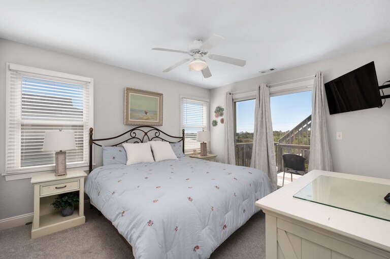 SNH263: Gone Coastal | TL Bedroom 6 - King, Private Bath, Deck Access