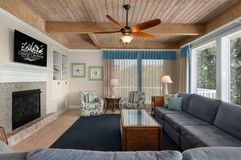 DK290: Point of View | ML Living Area - Deck Access (Fireplace not for guest use)