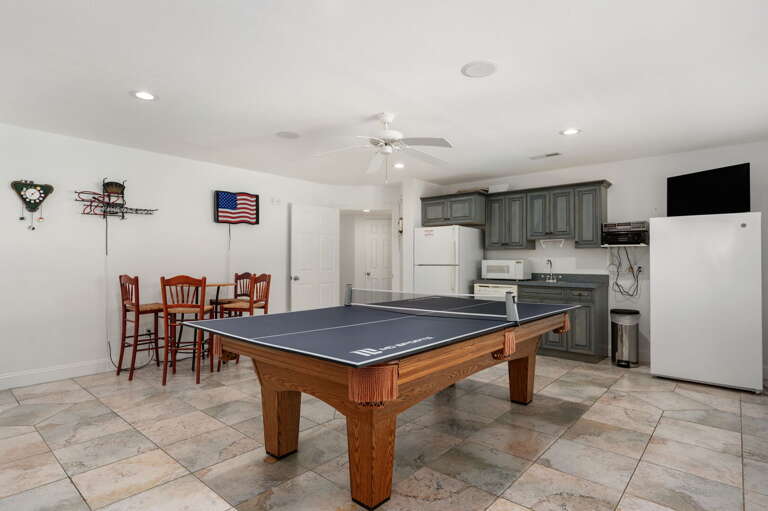 CC076: Three's A Charm | LL Game Room - Pool Table, Ping Pong Table, Full-sized Refrigerator, Microwave