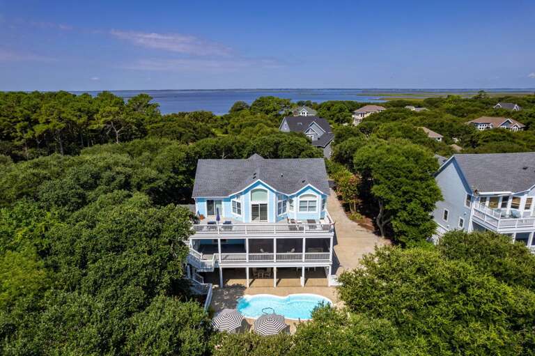 CC076: Three's A Charm | Rear Exterior - Aerial View