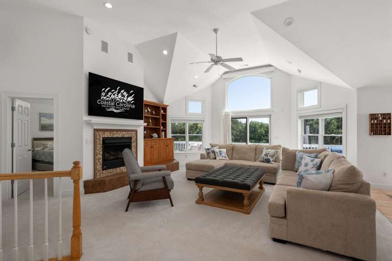 CC076: Three's A Charm | TL Living Area - Deck Access