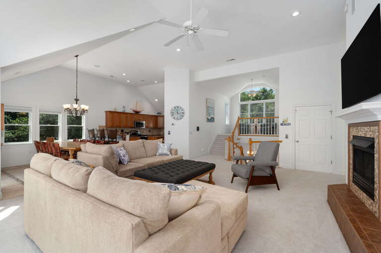 CC076: Three's A Charm | TL Living Area - Deck Access