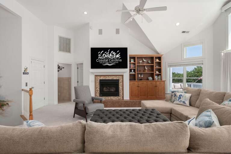 CC076: Three's A Charm | TL Living Area - Deck Access