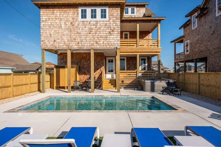 NH369: Nags Head 369 | Private Pool Deck - Hot Tub