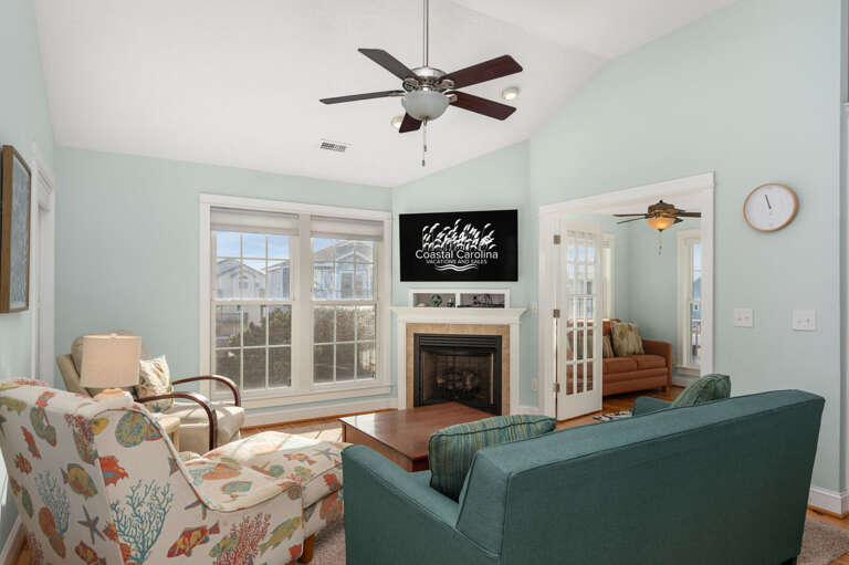 DK205: The Ranch | TL Living Area (Fireplace not for guest use)