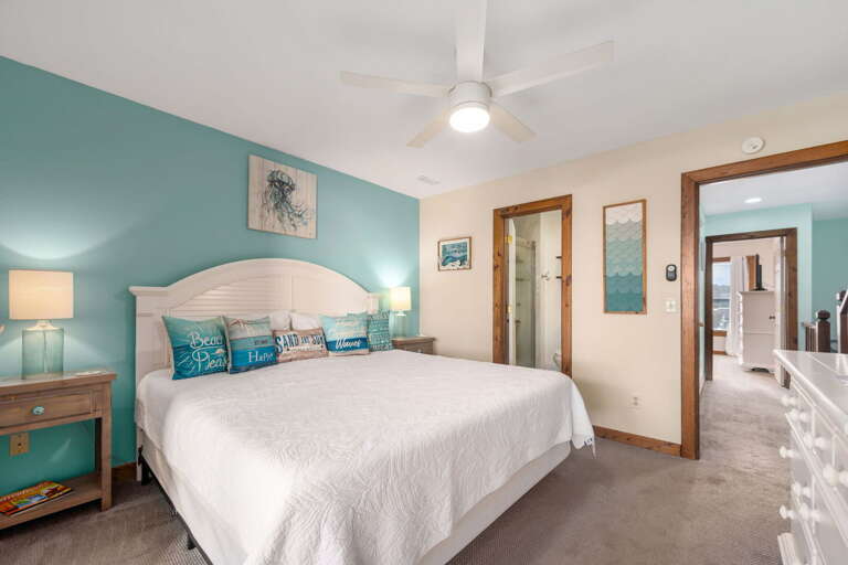 SDG2: Sea Glass Shack | ML Bedroom 1 - King, Private Bath, Deck Access SDG2: Sea Glass Shack | ML Bedroom 1 - King, Private Bath, Deck Access