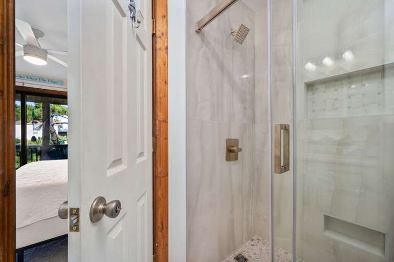 SDG2: Sea Glass Shack | ML Bedroom 1 - Private Bath SDG2: Sea Glass Shack | ML Bedroom 1 - Private Bath