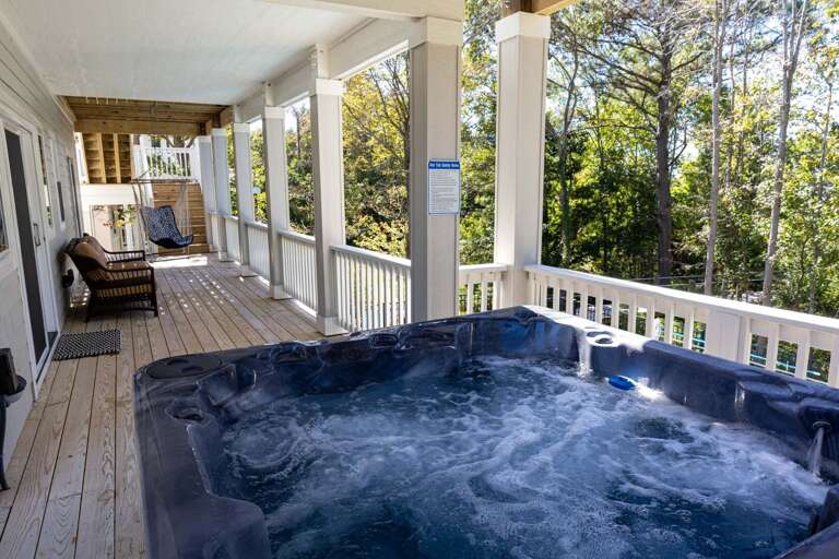 M850: Once Upon a Tide | ML Covered Deck - Hot Tub