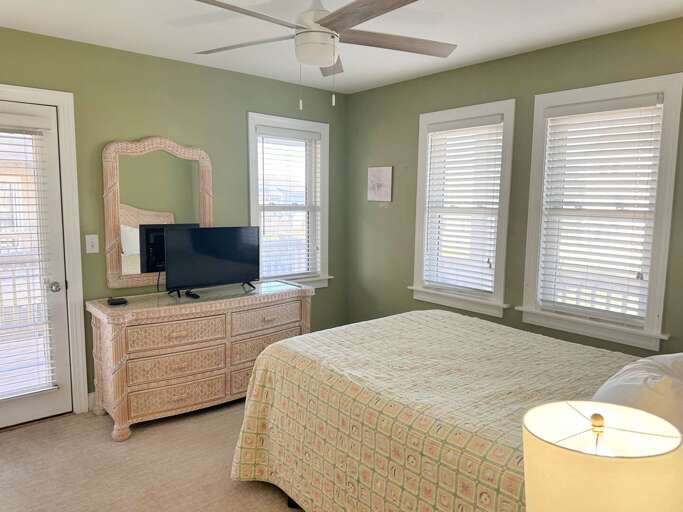 KDH472: Sebastian by the Sea | ML Bedroom 2- Queen, Private Bath, Deck Access