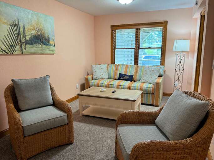 DE08: Shore Beats Work | LL Den - Sleep Sofa (Queen)