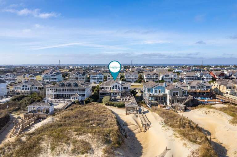 DE08: Shore Beats Work | Rear Exterior - Aerial View