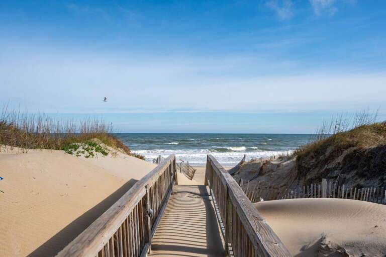 DE08: Shore Beats Work | Rear Exterior - Private Beach Access, Gazebo