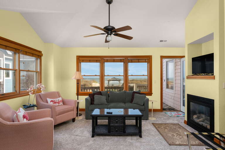 DE08: Shore Beats Work | TL Bedroom 8 - King, Sleep Sofa (Queen), Private Bath, Deck Access