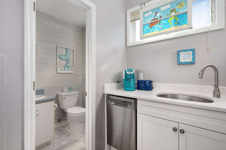 OSF626D: Salty Blue Hen | TL Half Bath OSF626D: Salty Blue Hen | TL Half Bath