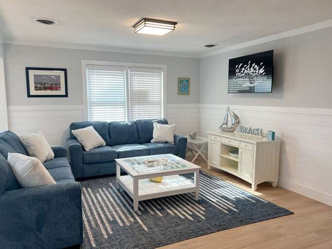 SNH419: South Nags Head 419 | Living Area - Deck Access