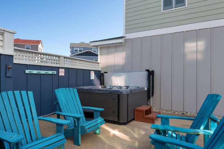 CB44: Rhapsody in Blue | Fenced Backyard, Hot Tub