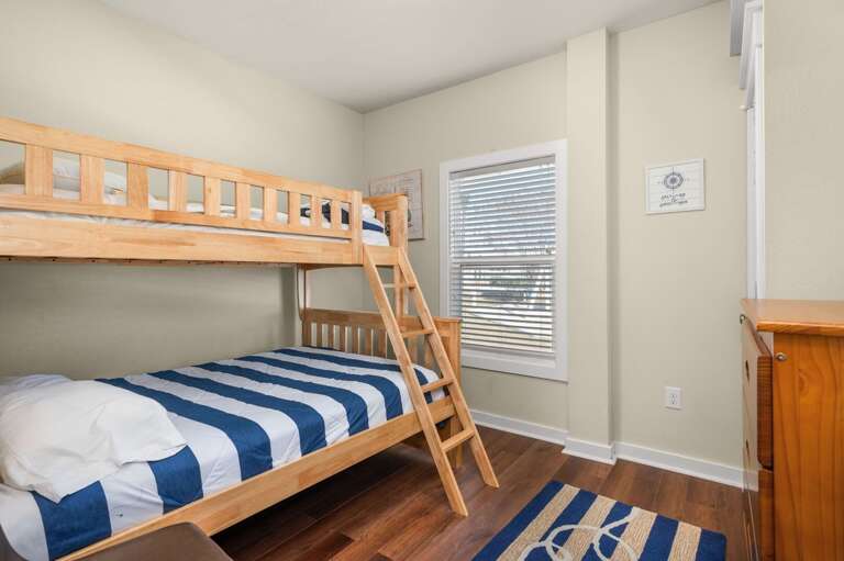 CB44: Rhapsody in Blue | LL Bedroom 1 - Pyramid Bunk Bed